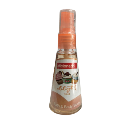 Image of AFICIONADO BATH & BODY SPRAY DELIGHT ORANGE  55ML