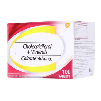 Image of CALTRATE ADVANCE CHOLECALCIFEROL (VIT. D3) / MINERALS - 1 TABLET