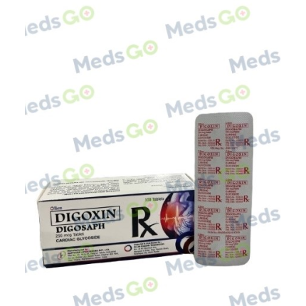 DIGOSAPH Digoxin 250mcg Tablet 100's price in the Philippines | MedsGo ...