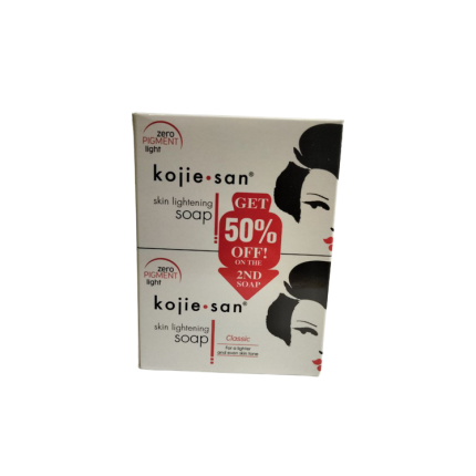 Image of KOJIE SAN LIGHTENING SOAP 135G 2'S