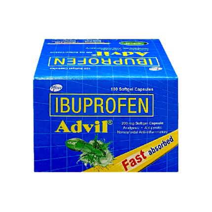 Image of ADVIL IBUPROFEN 200MG - 1 BOX X 100 CAPS