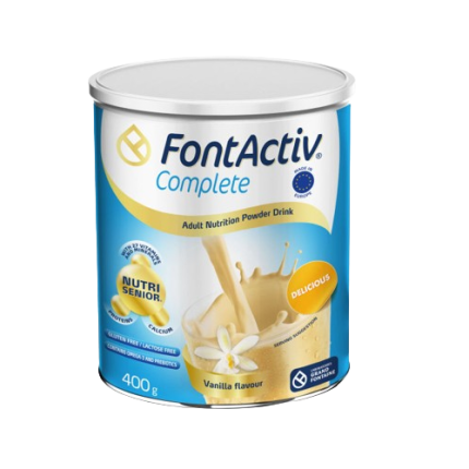 FontActiv Complete Adult Nutrition Powder Drink Vanilla Flavor 400g ...