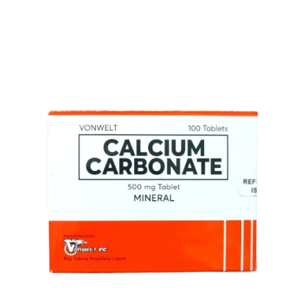 Image of VONWELT CALCIUM CARBONATE 500MG - 1 TABLET
