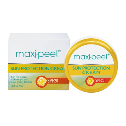 Image of MAXI-PEEL SUN PROTECTION CREAM SPF20 25G