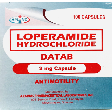 Image of DATAB LOPERAMIDE 2MG - 1 BOX X 100 CAPS