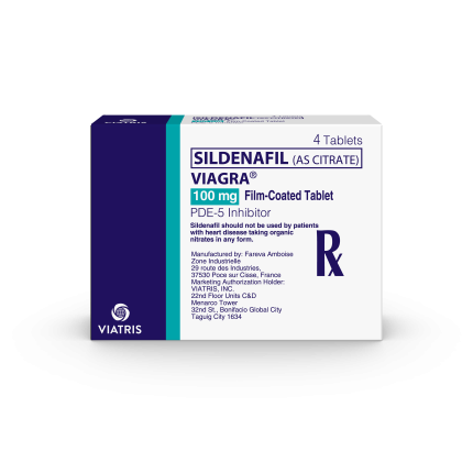 Image of VIAGRA SILDENAFIL 100MG - 1 BOX X 4 TABS