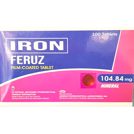 Image of FERUZ FERROUS SULFATE 325MG TABLET 1'S