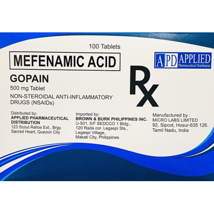 Image of GOPAIN MEFENAMIC 500MG - 1 TABLET