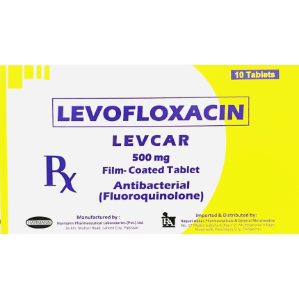 Image of LEVCAR LEVOFLOXACIN 500MG - 1 TABLET