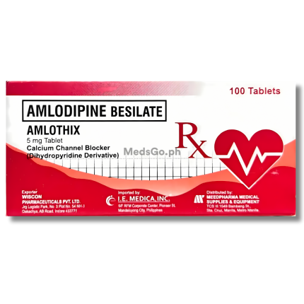 Image of AMLOTHIX AMLODIPINE 5MG - 1 TABLET