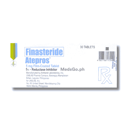ATEPROS Finasteride 5mg - 1 Tablet price in the Philippines | MedsGo ...