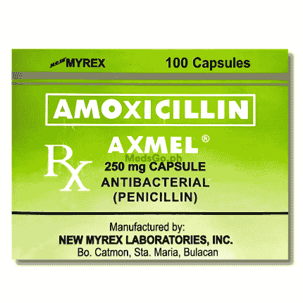 AXMEL Amoxicillin 250mg Capsule 100's price in the Philippines | MedsGo ...