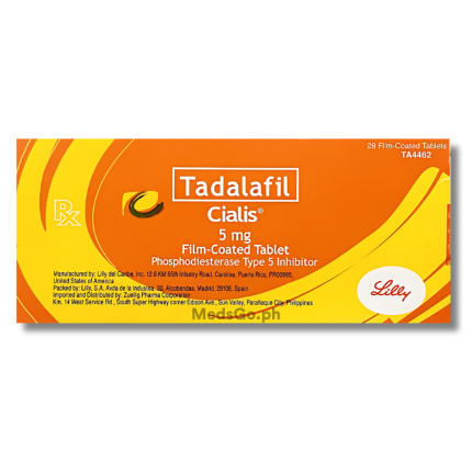 Image of CIALIS TADALAFIL 5MG - 1 BOX X 28 TABS