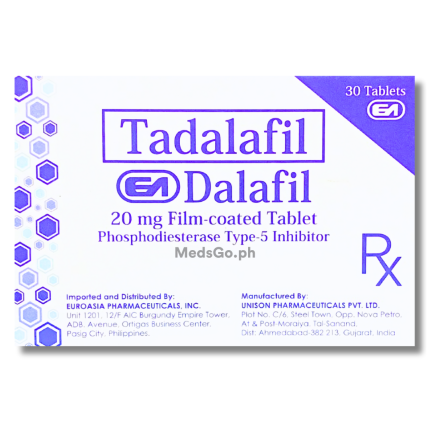 Image of DALAFIL TADALAFIL 20MG - 1 TABLET