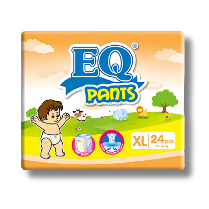 Image of EQ PANTS DIAPER XL 24'S