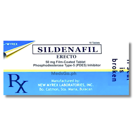 Image of SILDENAFIL 50MG - 1 TAB (ERECTO 50)