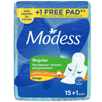 MODESS Regular Cottony Soft Cover with Wings 15+1 price in the ...