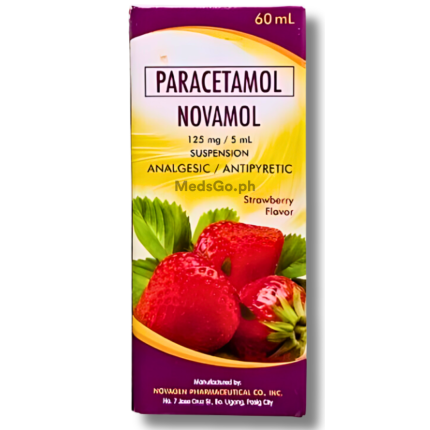 Image of NOVAMOL PARACETAMOL 125MG / 5ML SUSPENSION 60ML
