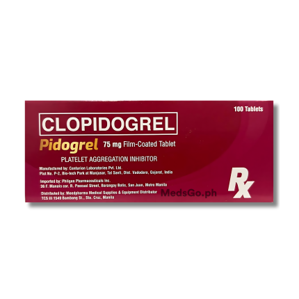 Image of PIDOGREL CLOPIDOGREL 75MG -  1 BOX X 100 TABS