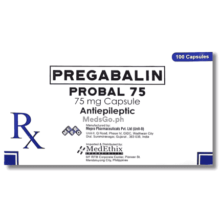 PROBAL 75 Pregabalin 75mg - 1 Capsule price in the Philippines | MedsGo ...