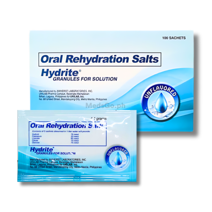 Image of HYDRITE ORAL REHYDRATION SALTS - 1 BOX X 100 SACHET UNFLAVORED