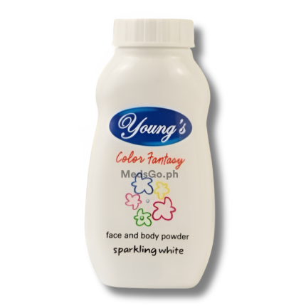 Image of YOUNG'S FACE POWDER SPARKLING WHITE 50G