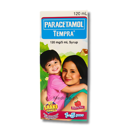 Image of TEMPRA PARACETAMOL 120MG / 5ML SYRUP 120ML STRAWBERRY