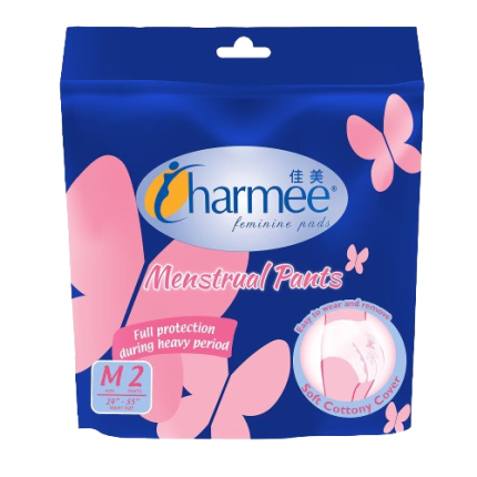 Image of CHARMEE FEMININE PADS MENSTRUAL PANTS M 2'S