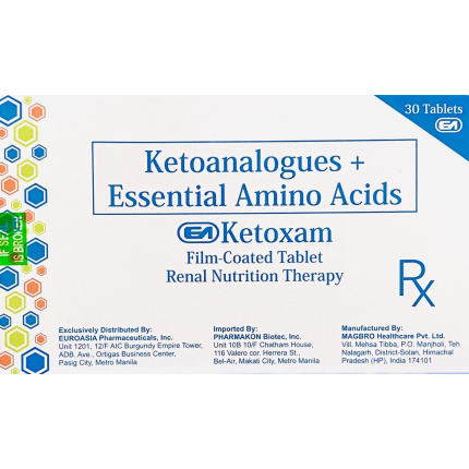 Image of KETOXAM KETOANALOGUES / ESSENTIAL AMINO ACIDS - 1 TABLET
