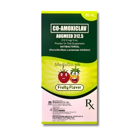 Image of AUGMEED 312.5 CO-AMOXICLAV 312.5MG / 5ML POWDER SUSPENSION 60ML