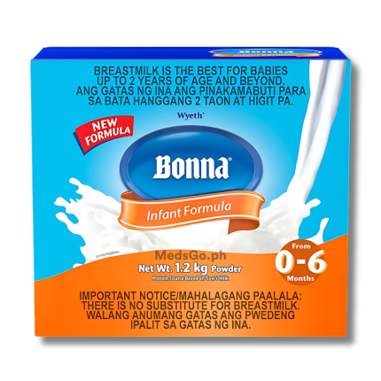 Image of BONNA 1 INFANT MILK FORMULA FOR 0 TO 6 MONTHS 1.2KG