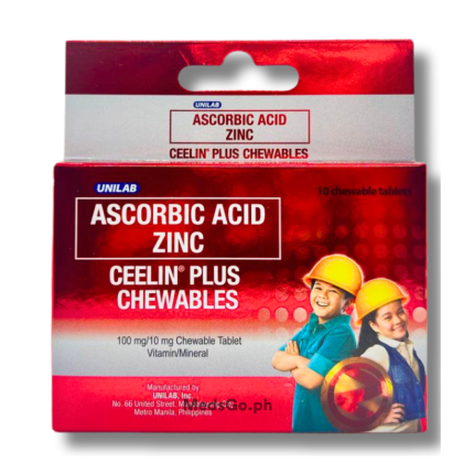 Image of CEELIN PLUS ZINC - 1 PACK X 10 CHEWABLE TABS