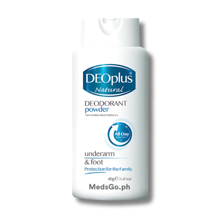 Image of DEOPLUS NATURAL DEODORANT POWDER 40G