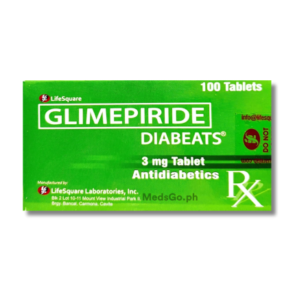 Image of DIABEATS GLIMEPIRIDE 3MG TABLET 100'S