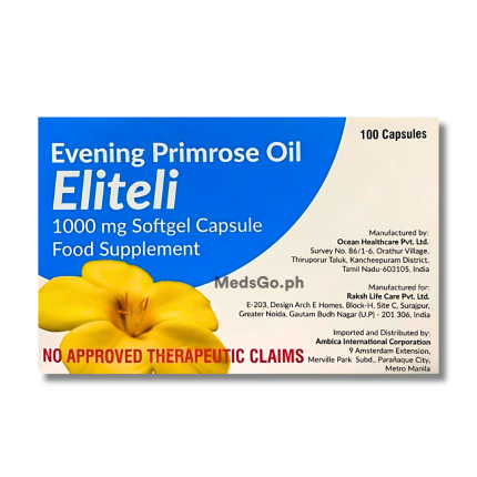 Image of ELITELI EVENING PRIMROSE OIL 1000MG - 1 CAPSULE