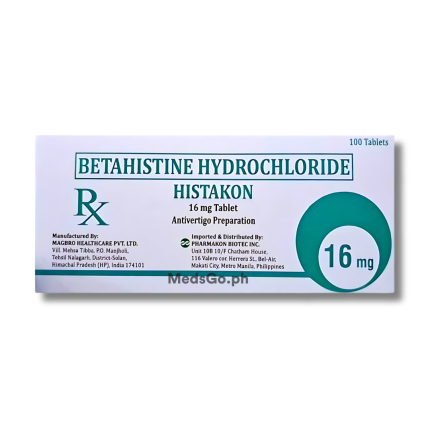HISTAKON Betahistine 16mg - 1 Tablet price in the Philippines | MedsGo ...
