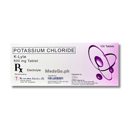 Image of K-LYTE POTASSIUM CHLORIDE 600MG TABLET 1'S
