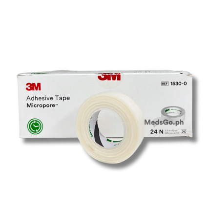 Image of 3M MICROPORE ADHESIVE TAPE 1.25CM X 9.1M 1'S
