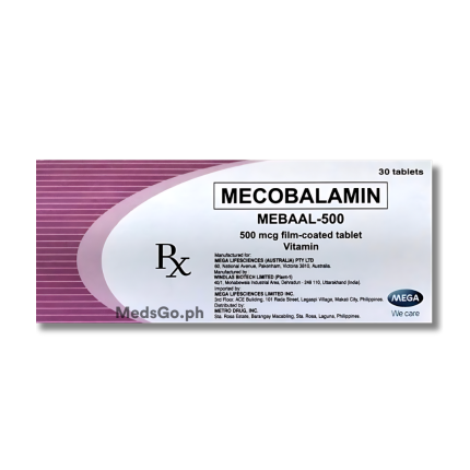 Image of MEBAAL-500 MECOBALAMIN (VIT. B12) 500MCG FILM-COATED TABLET 1'S