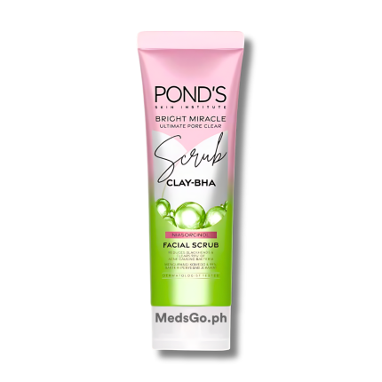 Image of POND'S BRIGHT MIRACLE ULTIMATE PORE CLEAR CLAY-BHA FACIAL SCRUB 100G