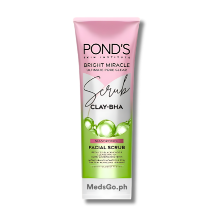 Image of POND'S BRIGHT MIRACLE ULTIMATE PORE CLEAR CLAY-BHA FACIAL SCRUB 50G