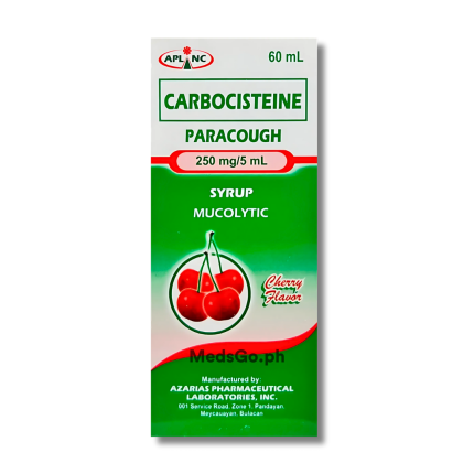 Image of PARACOUGH CARBOCISTEINE 250MG/5ML SYRUP 60ML
