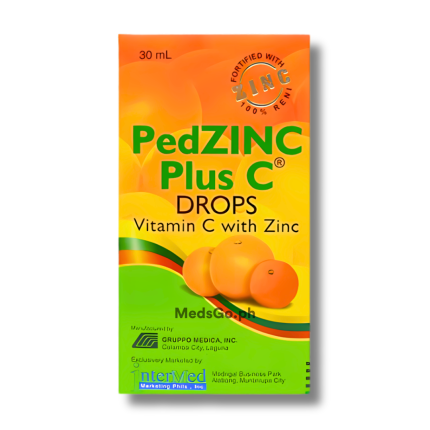 Image of PEDZINC PLUS C VIT. C / ZINC FODD SUPPLEMENT ORAL DROPS 30ML ORANGE