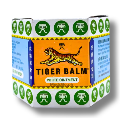 Image of TIGER BALM WHITE MINT OIL / CAJUPUT OIL / CAMPHOR / MENTHOL 640MG / 520MG / 440MG / 320MG PER 4G OINTMENT 19G