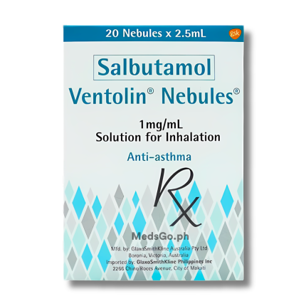 VENTOLIN Salbutamol 1mg / mL - 1 Nebule 2.5mL price in the Philippines ...