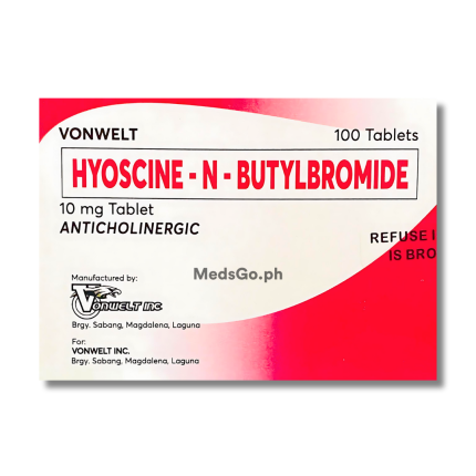 Image of VONWELT HYOSCINE N-BUTYLBROMIDE 10MG - 1 TABLET
