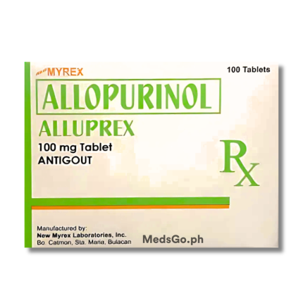 ALLUPREX Allopurinol 100mg Tablet 100's price in the Philippines ...