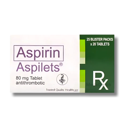 Image of ASPILETS ASPIRIN 80MG - 1 TABLET