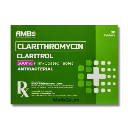 Image of CLARITROL CLARITHROMYCIN 500MG -1 TABLET
