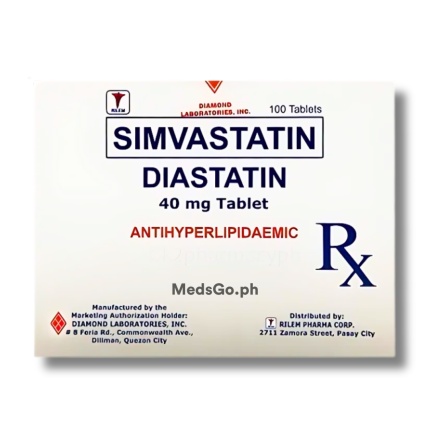Image of DIASTATIN SIMVASTATIN 40MG - 1 TABLET
